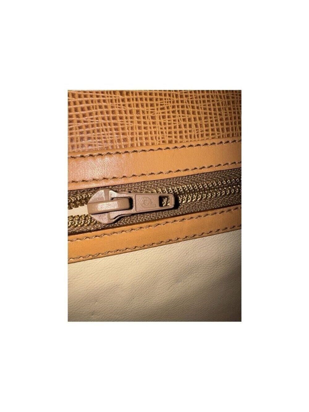 Hunting World Leather Crossbody Bag-Tan - Picture 12 of 13